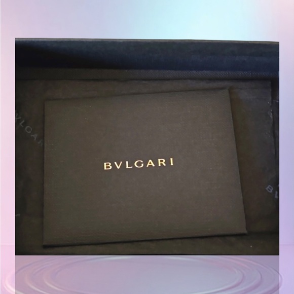 Bvlgari Dark Brown Leather Card / Key Holder and Box - Picture 11 of 12